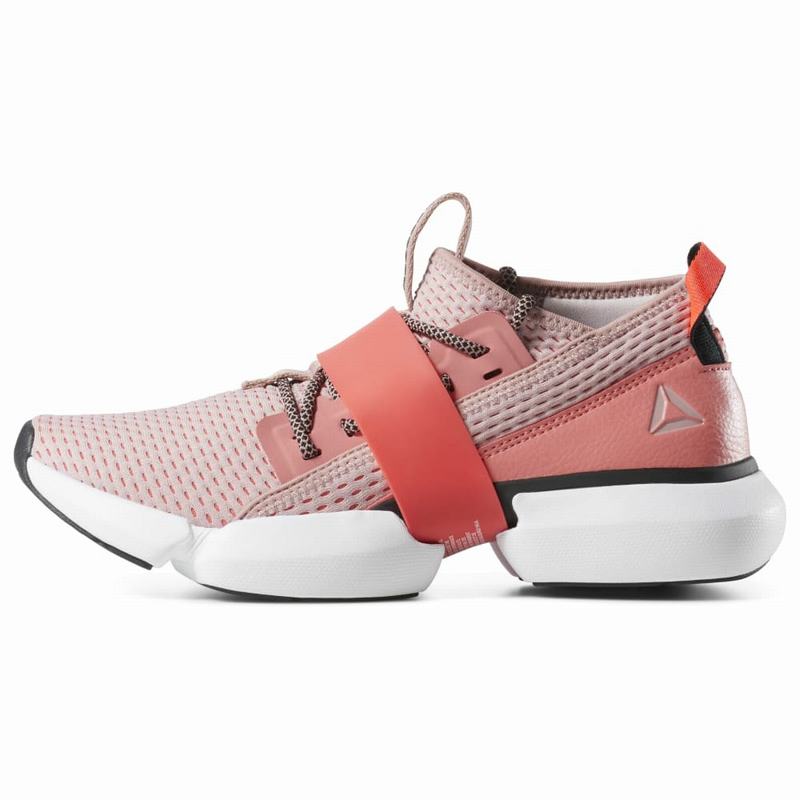 Reebok Split Flex Tanečné Topánky Damske - Ruzove/Biele KL3340LH